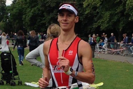 Matthieu Etienvre au Triathlon Ironman de Maastricht le 31 Juillet 2016