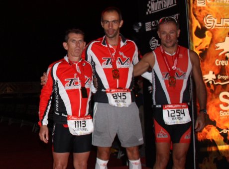 3 athlètes du TC Val au Triathlon de Barcelone